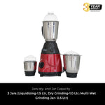 Zeeva 3 Jar Mixer Grinder