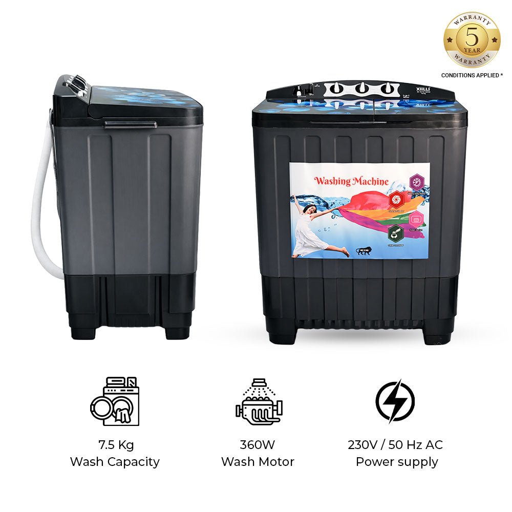 7.5 kg Semi Washing Machine