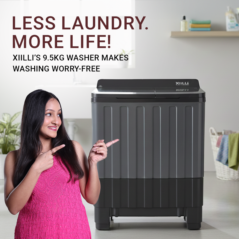 9.5 Kg Semi Washing Machine